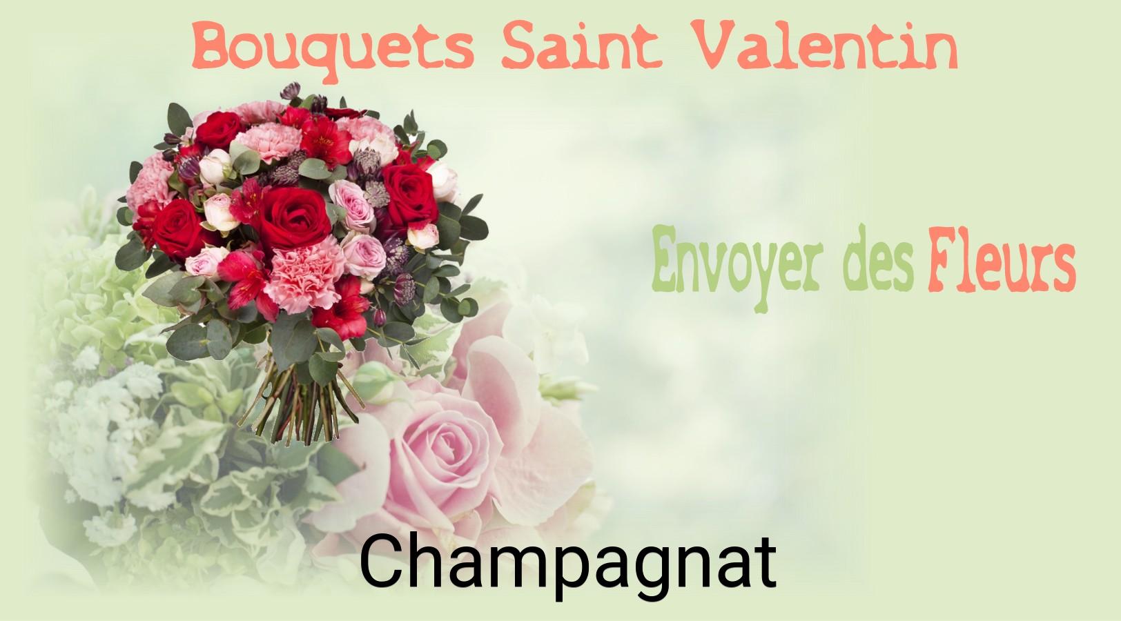 Roses de Saint-Valentin livrées à Champagnat